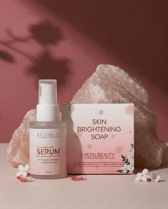 Brightening Bundle: kojic acid Skin Brightening Soap with Whitening Booster Serum