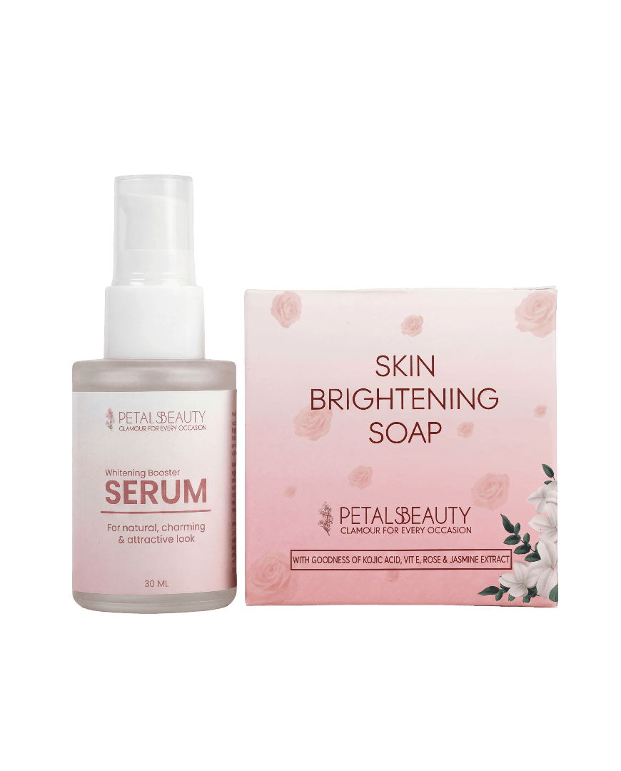Brightening Bundle with kojic acid Skin Brightening Soap and Whitening Booster Serum