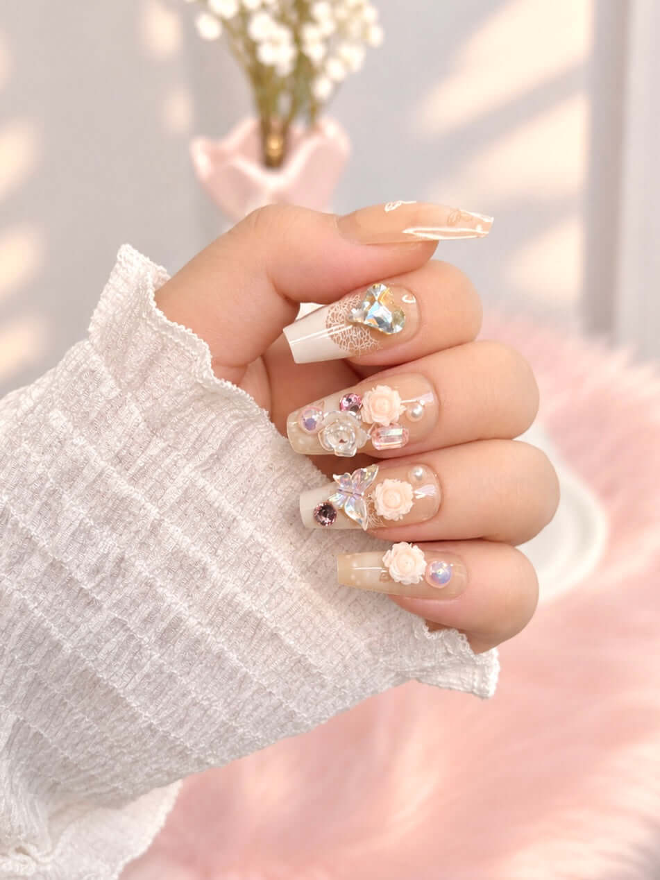 Fancy Press-On Nails