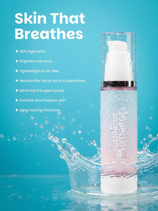 Luminous hydraGel— (niacinamide+hyaluronic acid+witch hazel)