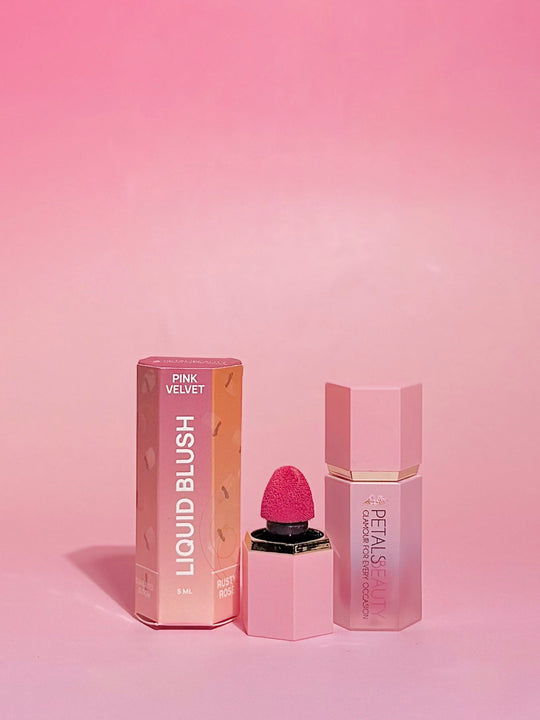 Liquid blush Pink Velvet