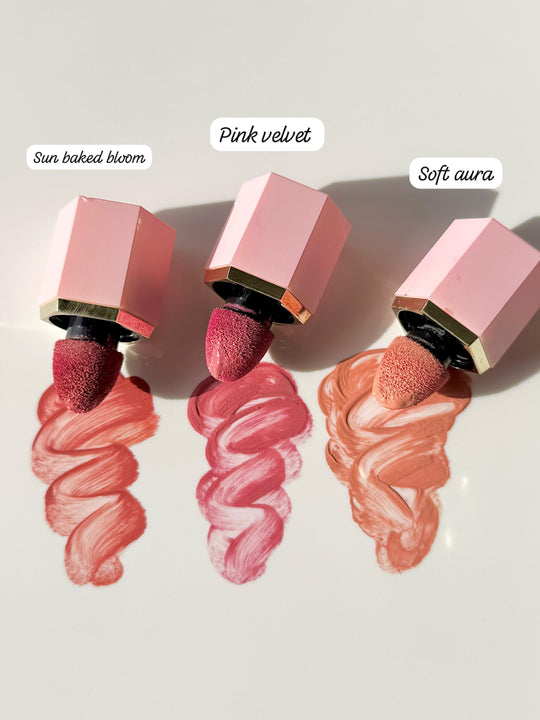 Liquid blush Pink Velvet