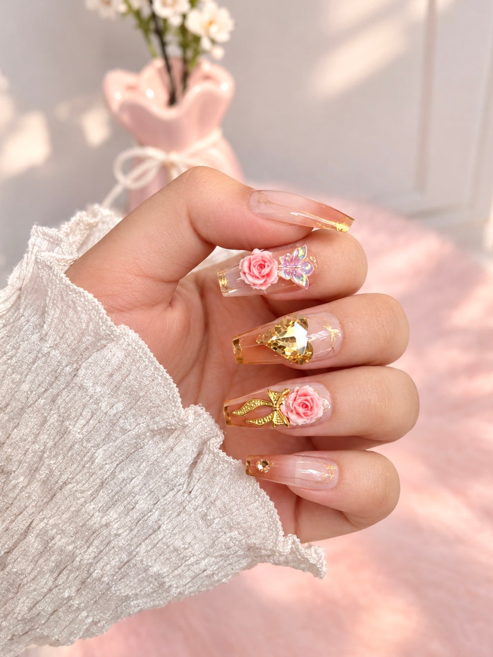 Fancy Press-On Nails