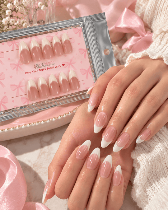 French Almond Press-On Nails