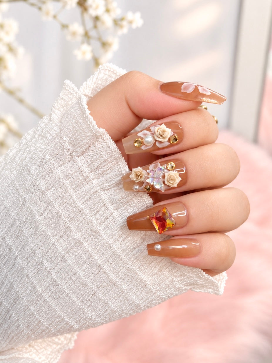 Fancy Press-On Nails