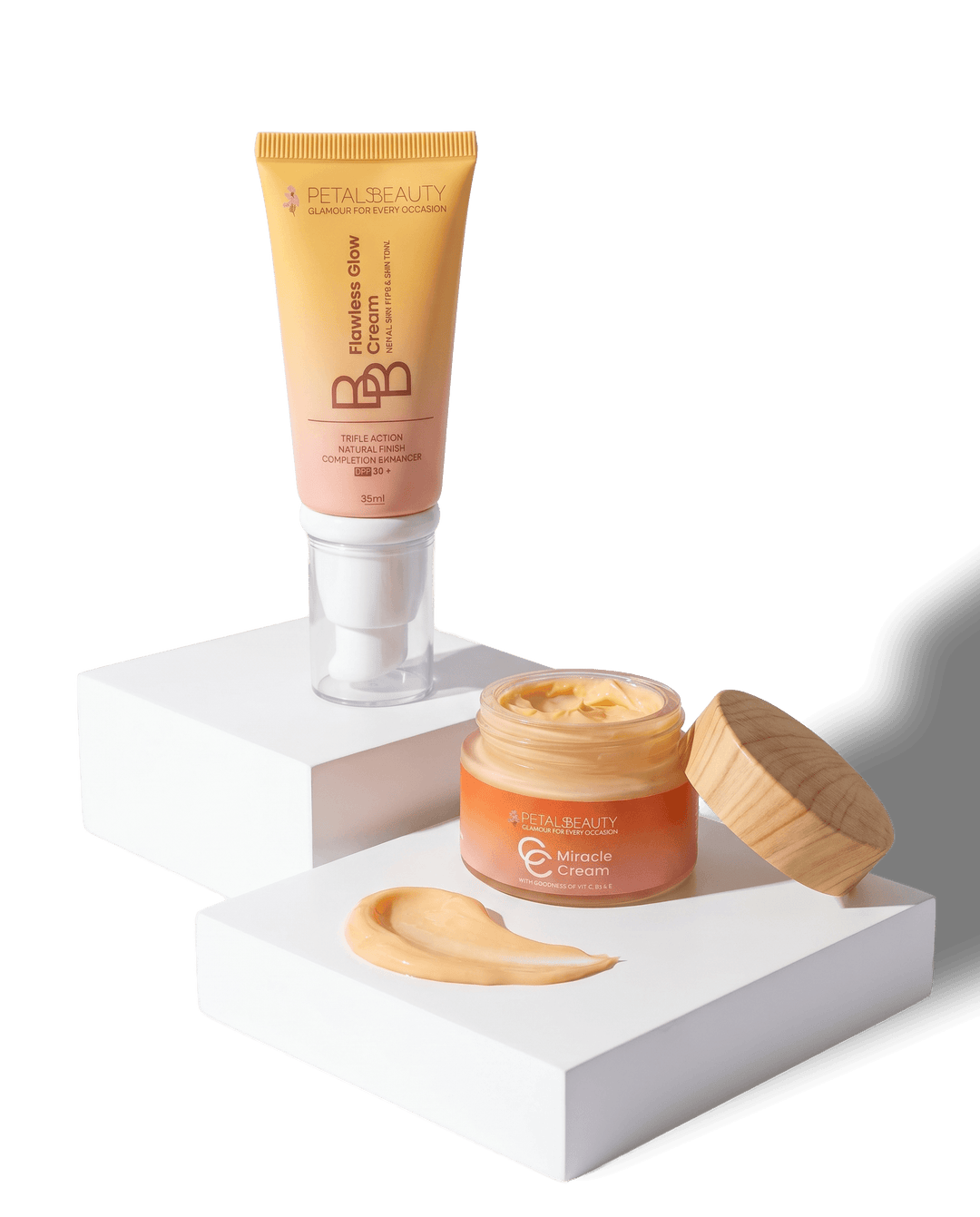 Miracle C Cream and Flawless Glow BB cream with SPF in the CC Radiance and BB Protection bundle