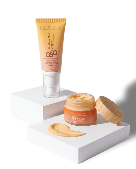 Miracle C Cream and Flawless Glow BB cream with SPF in the CC Radiance and BB Protection bundle