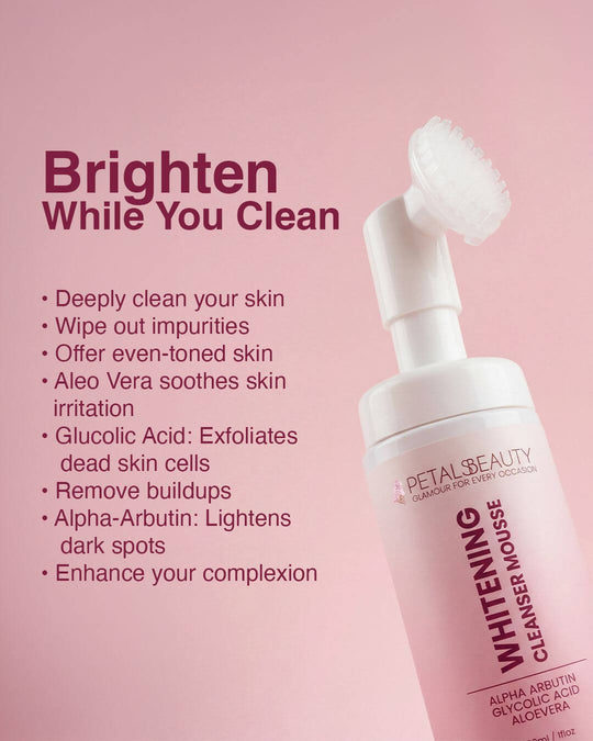 Petals Beauty Whitening Cleanser Mousse Benefits