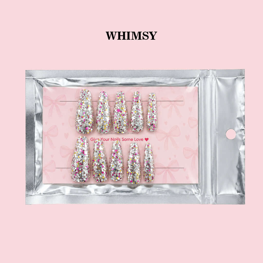 Petals Beauty press-on nails in Whimsy design